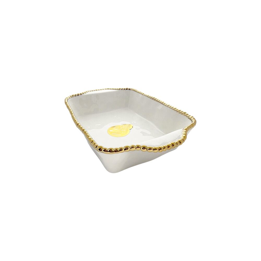 PAMPA BAY Golden Salerno 11" X 9" Rectangular Baking Dish - Picture 7 of 11
